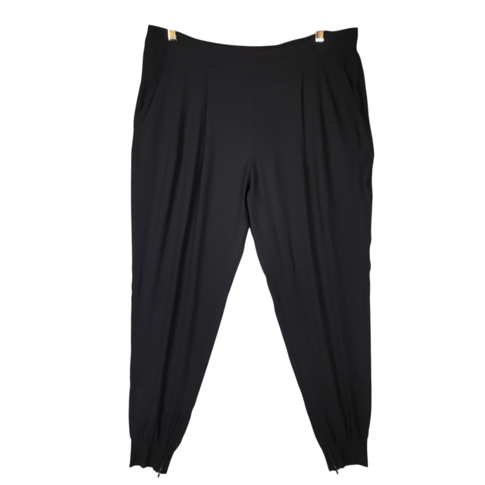 Eileen Fisher Black Track Pants